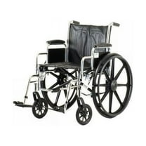 Nova Steel & Nylon Wheelchair with Detach Desk Arms & Footrests : 20"