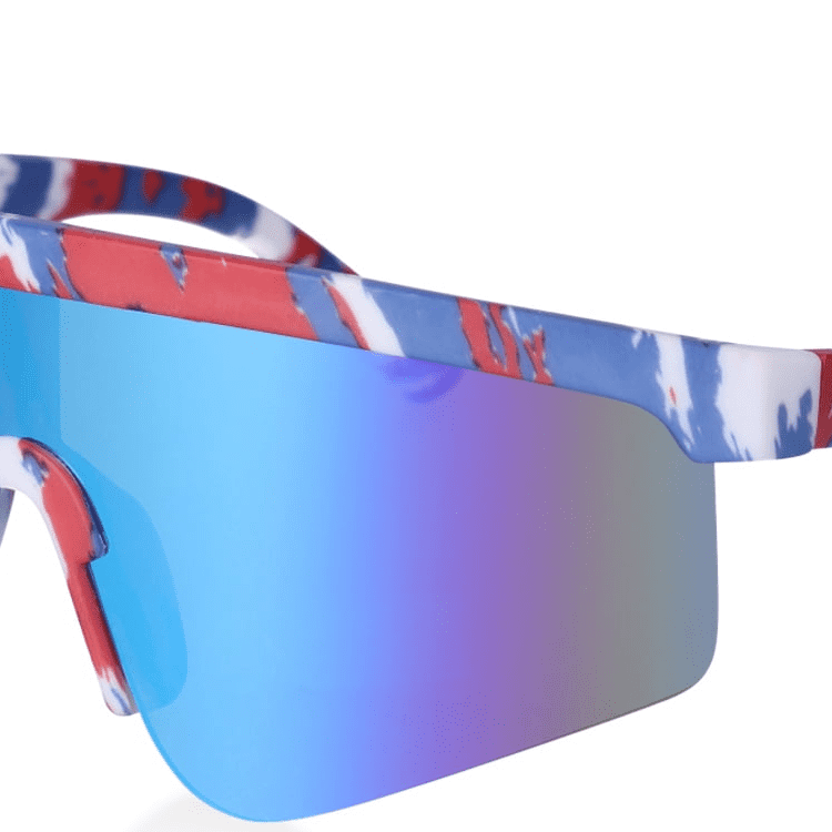 Panama Jack x Foster Grant Black Wraparound Men's Sunglasses