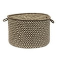thumbnail image 6 of Colonial Mills Natural Wool Houndstooth Storage Basket, 6 of 6