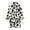 Black, variant on Vrotazzy Girls' Sleepwear Print Bathrobes Hooded Warm Flannel Night Cute Pajamas,9-10 Years