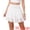 White, variant on DARING DIVA Women's Smocked Waist Tiered Casual Beach Flowy Skort Small Beige