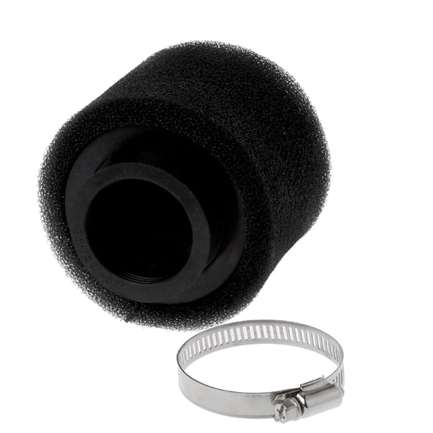 Scienceny Filtro de aire para motocicleta, limpiador de esponja de aire de espuma para motocicleta, 35/38/42/45/48mm Accesorios para motos Negro 45MM Scienceny CZ13377-08B