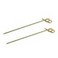 thumbnail image 3 of Fruit Picks Disposable Dessert Sushi Toothpicks Decorative bamboo baverage picks Twisted Ends Bamboo Baverage Picks, 3 of 9