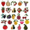 thumbnail image 2 of Namzi 2pcs Fashion Fruit Brooch Pin for Women Enamel Brooches Lapel Creative Dress Accessories Jewelry Dainty Retro Gift,Style 18, 2 of 2