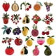thumbnail image 2 of Xiao Hua Broche de fruta de moda, 2 broches esmaltados, accesorios creativos para vestir, joyería, exquisito regalo retro, estilo 19, 2 of 5
