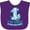 Purple, variant on Inktastic I'm One (football) Boys or Girls Baby Bib
