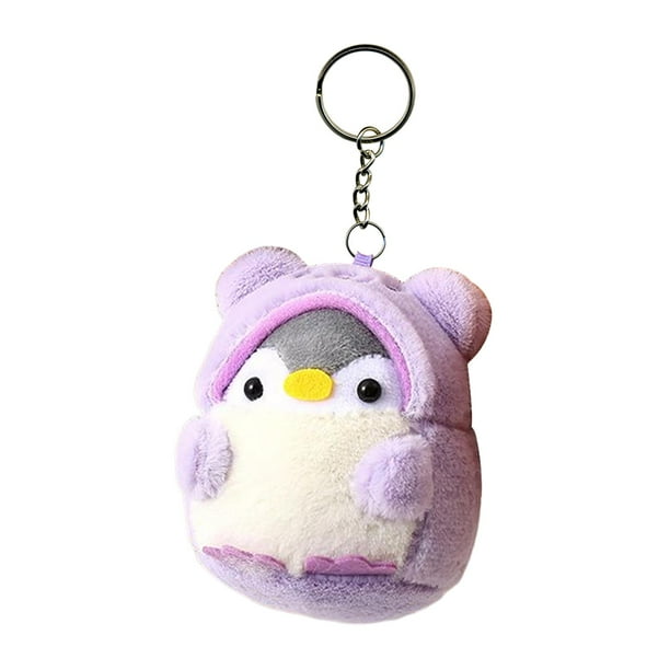 Llavero Colgante Creativo Sunnimix Pingüino Mochila Decoración Violeta