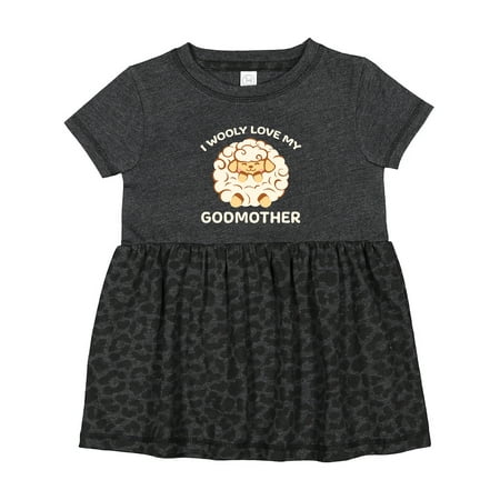 

Inktastic I Wooly Love My Godmother Girls Baby Dress