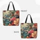 thumbnail image 2 of Easygdp Butterflies In Blooming Garden Bolsa Tote para Mujer, Bolso de Hombro para Trabajo, Playa, Viajes, Compras y Supermercado, 2 of 7