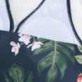 thumbnail image 6 of HCNTES Womens Plus Size Swimsuit Swim Tops Tankinis Floral Print Swim Shorts Pink Ladies Swimsuits with Tummy Control(AG,XL), 6 of 9