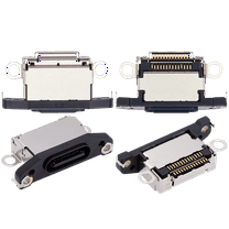 Replacement Charging Port Only Compatible For iPhone 15 Pro / 15 Pro Max (Black Titanium) (10 Pack)