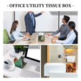 thumbnail image 6 of Kdxio Space Adventurer Cat Print Tissue Box Cover,Square Decorative PU Leather Facial Paper Case Organizer Holder Dispenser for Bathroom,Night Stands,Desk,Car 5.2''X5.2''X5.2'', 6 of 6