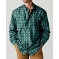 thumbnail image 7 of Banded Performance Fishing Shirt Emerald Plaid in size Large, 7 of 7