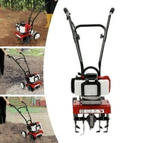 52CC 2 Stroke Gas Powered Rototiller Cultivator Tilling Tool Garden Farm Tiller 6500RPM