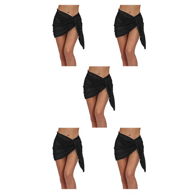 Sonducket Vestidos de playa Diseño ahuecado Cintura alta Cubierta de de encaje transpirable Cómodo de usar corta fácil de combinar Negro M Type2 NO2 Sonducket CBP374022