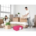 thumbnail image 6 of Unique Bargains 1 Pack Clothes Storage Bags Moving Bags Rose 21.5*14*8in, 6 of 7