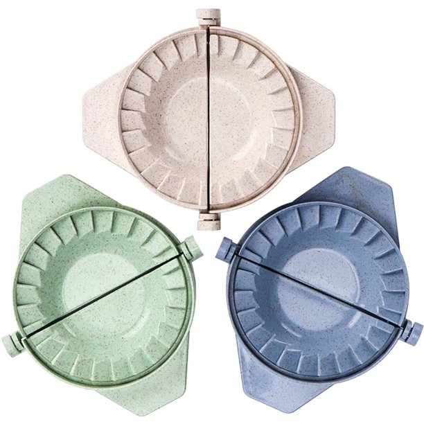 Molde para hacer albóndigas, herramienta de repostería, molde para prensa de masa, molde para albóndigas, para accesorios de cocina, paja de trigo para el hogar, cocina, 3 unidades Sincero Hogar