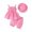 Pink, variant on Efsteb Toddler Girls Summer Outfit Cute Heart Print Sleeveless Cami Tops Shorts with Sun Hat Clothes Sets (Pink,1 Years)