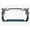 Black/turquoise, variant on The Beach is My Happy Place Style Palm Tree Heavy Duty Metal License Plate Frame Personalise/Car Accessories Car Tag Holder Cover (Black/Turquoise)