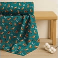 thumbnail image 4 of Soimoi Green Cotton Cambric Fabric Insect & Cat Animal Printed Craft Fabric by The Yard 56 Inch Wide, 4 of 7