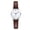 Brown, variant on Womens Minimalist Analog Quartz Watch Dress Wrist Watches for Women Thin Leather Strap Watch for Small Wrist