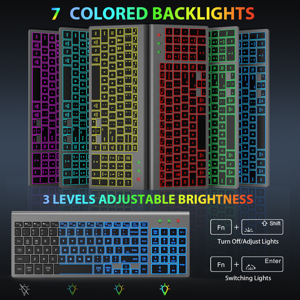 Wagpak Wireless Keyboard & Mouse Combo Rechargeable photo 2