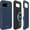 Indigo Blue, variant on TUDIA MergeGrip for Google Pixel 9A Case 2025 Heavy Duty Dual Layer Cover - Smokey Pink
