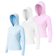 thumbnail image 1 of Sportretch Ipanema Pack de 3 Playeras Manga Larga para Dama, Blusas Deportivas de Cuello Redondo Ligeras para Ejercicio y Proteccion Solar, Camisetas Ajuste Silueta Multicolor T-EG, 1 of 5