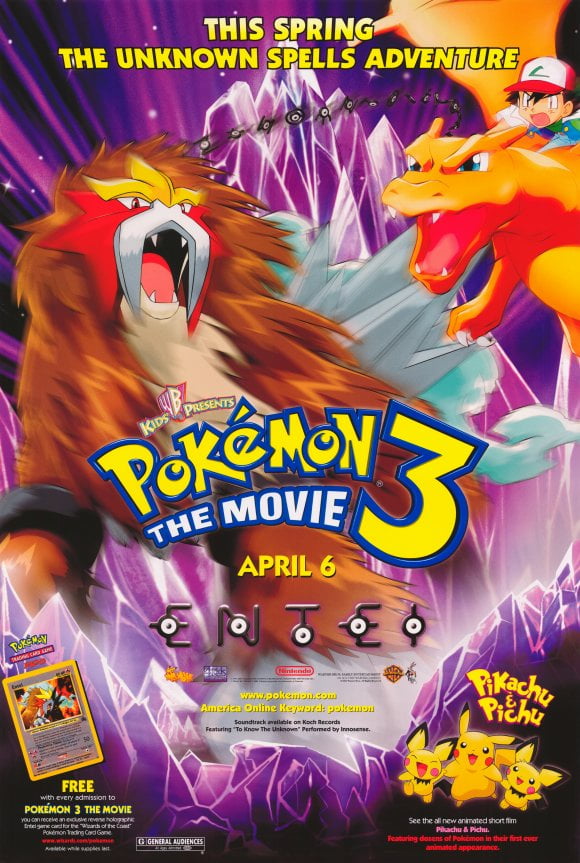 Pokemon 3: The Movie (2001) 11x17 Movie Poster