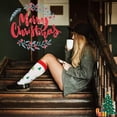 thumbnail image 2 of 3 Pairs Christmas Copper Compression Socks for Women & Men Circulation 15-20 mmhg - Better Blood Flow, Swelling, Best Support for Medical, Running, Nursing, 2 of 7