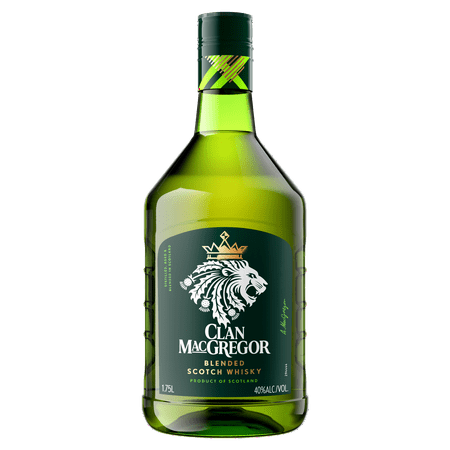 Clan MacGregor Scotch Whisky, 1.75L Plastic Bottle, 40% ABV 80 Proof