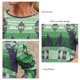 thumbnail image 5 of Camiseta impresa Estilo étnico de la vendimia Cuello redondo Pullover de manga larga Camisa suelta Verde S, 5 of 5