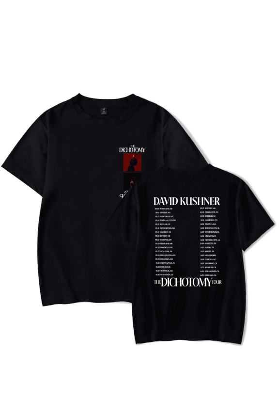 David Kushner Merch The Dichotomy Tour Tee Unisex Men Women Fashion Short Sleeve Shirt Sweatwear Streetshirt Cool Summer T-Shirt