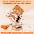 thumbnail image 5 of CASEFIV for Samsung Galaxy S26 Case,Cute Butterfly Pattern Magnetic Phone Cover Translucent Slim Protective Case for Women Girls,Orange Butterfly, 5 of 7