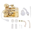 thumbnail image 2 of 4 Cylinder Stirling Engine Kit with LED Light DIY Educational Physics Model for Students and Science Projects, 2 of 7