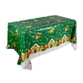 thumbnail image 2 of Halloween Tablecloth, Pumpkin Witches Table Decoration, Scary Pumpkin Cobweb Tablecloths, Halloween Disposable Plastic Waterproof Table Covers for Halloween Party Decorations 51 x 86 Inch, 2 of 5