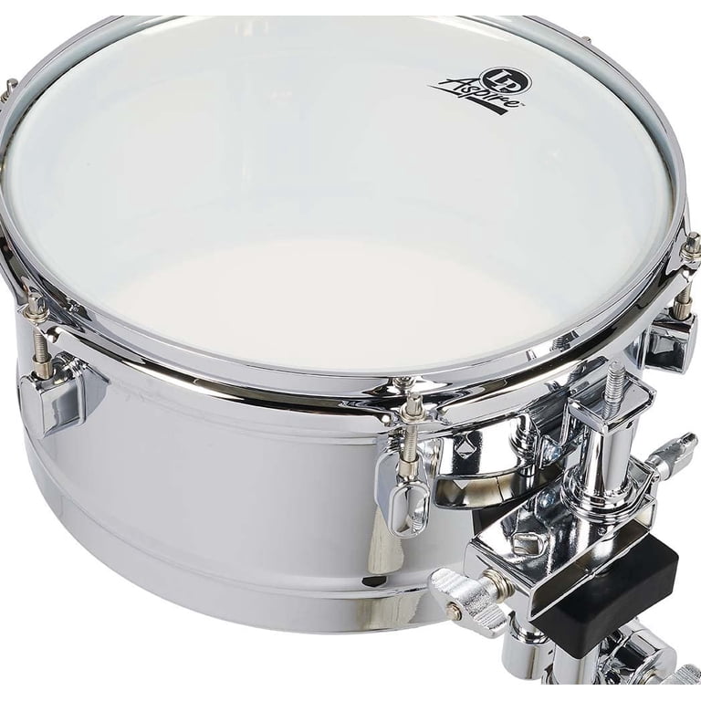 Latin Percussion, Timbale Set, 13 inch and 14 inch, Silver