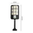 thumbnail image 3 of Feltree 120-LED Solar Motion Light Waterproof Security Lamp, PIR Wall Light for Garden Garage Entrance with Remote Control, 3 of 8