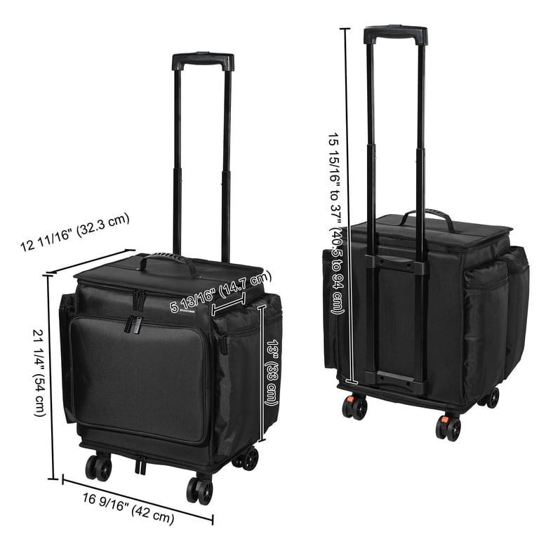 Byootique Soft Rolling Hair Stylist Train Case w/ Hair Tools