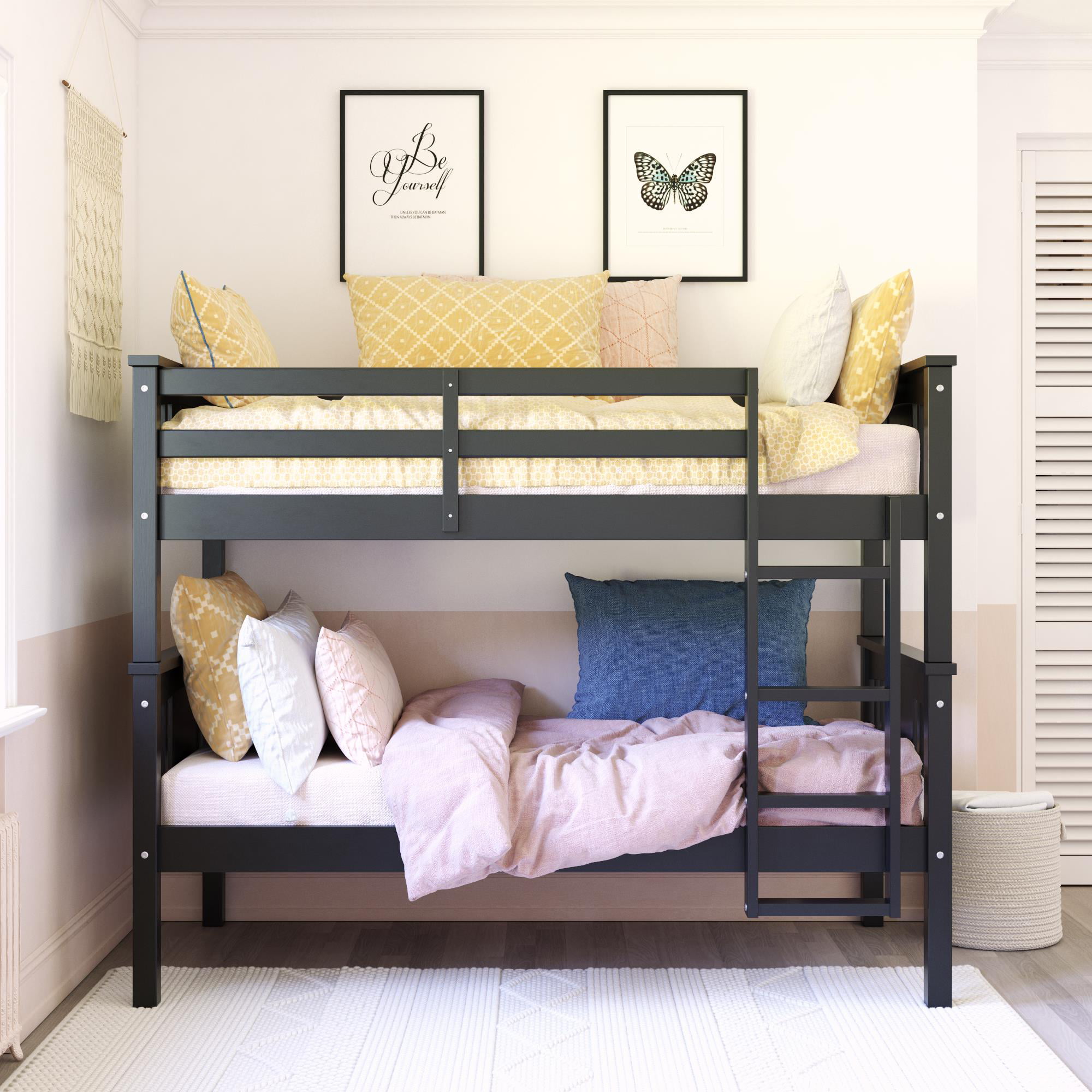 Photo 1 of Better Homes and Gardens Flynn Twin Size Bunk Bed, Black