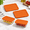 ORANGE - 2 PACK, variant on 3 Cup Rectangle Silicone Replacement Lids For Pyrex 7210-pc Glass