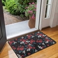 thumbnail image 2 of Pioneer Flower Floral Print Pattern Door Rugs,Washable Non Slip Door Mats Indoor,Decorative Door Mats,Entry Mat Indoor for Entrance,Bedroom,Kitchen,Bathroom,30"x17", 2 of 6