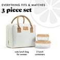 thumbnail image 6 of Fit & Fresh 7039CX3357 Bloomington Lunch Bag Kit - Ivory Woven, 6 of 8