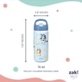 thumbnail image 6 of Zak Designs Bluey 14oz Stainless Steel Siply Clutch Bottle, 6 of 9