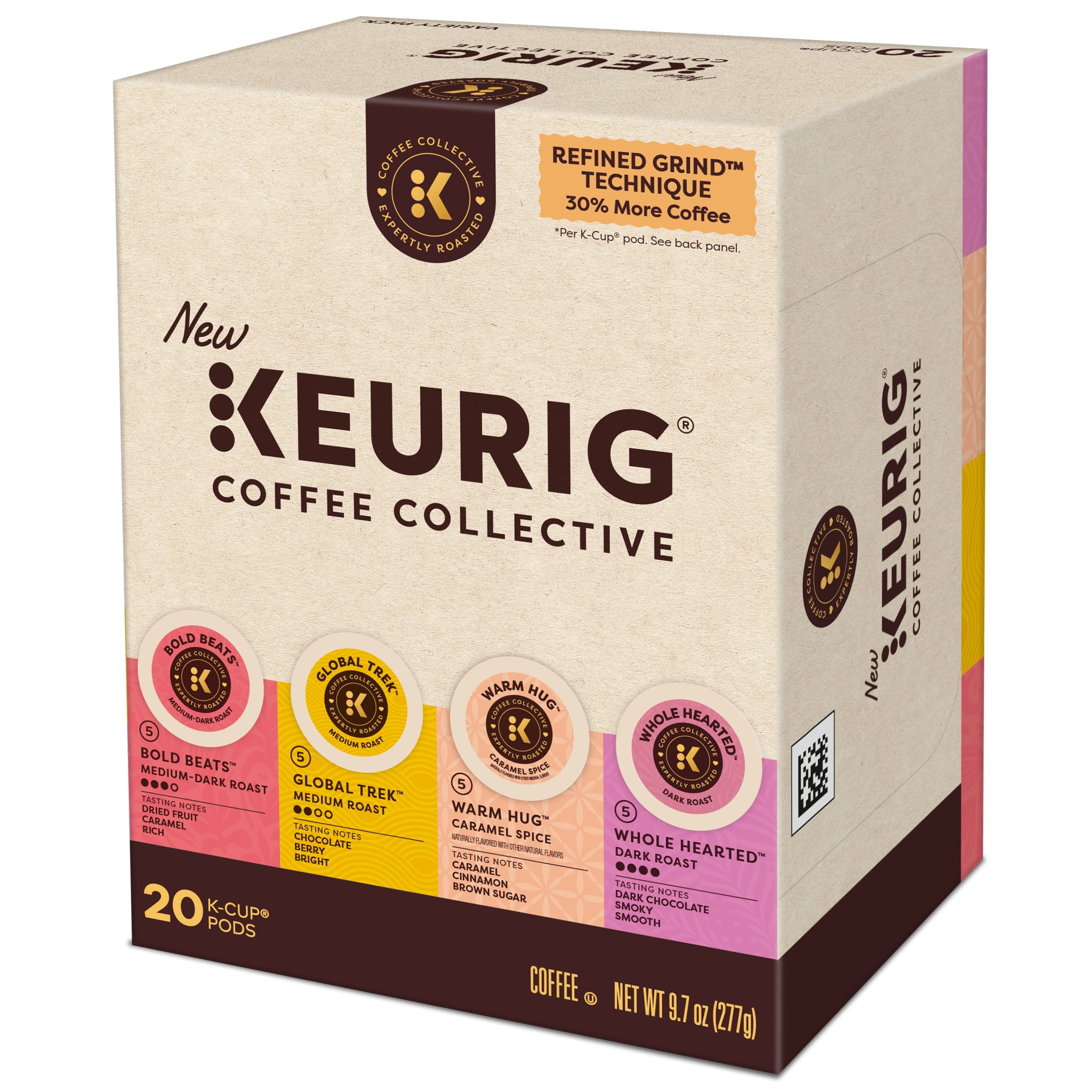 Keurig Coffee Collective Variety Pack, Bold Beats, Global Trek
