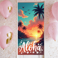 thumbnail image 5 of Tropical Design Aloha Beach Sunset Banner for Summer Party Vacation Decor, 5 of 7