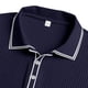 thumbnail image 4 of pstuiky camisas de manga larga para hombre, Camiseta de manga larga con solapa y botones de color liso para hombre Tops casuales para hombres m, 4 of 7