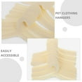 thumbnail image 3 of LOLIPPYY 24pcs Baby Clothes Hangers For Closet Use With Durable Hanger Design In Plastic Beige Style, 3 of 8
