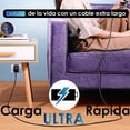 thumbnail image 3 of Paq. 3pz Cable Microusb 1m Carga Rápida Datos Usb Unlock, 3 of 5