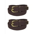 thumbnail image 2 of CTM  Elastic Braided Stretch Belt (Pack of 2) (Women), 2 of 4